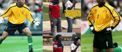 Omoh, he was really sick – Man shares a rare clip of Super Eagles goalkeeper Peter Rufai before he died (Watch)