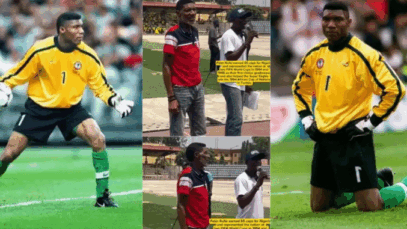 Omoh, he was really sick – Man shares a rare clip of Super Eagles goalkeeper Peter Rufai before he died (Watch)