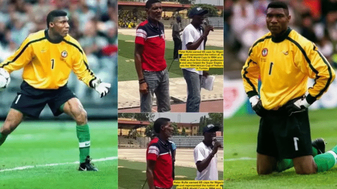 Omoh, he was really sick – Man shares a rare clip of Super Eagles goalkeeper Peter Rufai before he died (Watch)