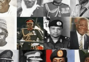 JUST-IN: Muhammadu Buhari and Other Military Heads of State of Nigeria (with pictures)