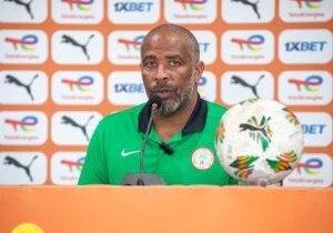 Super Eagles Coach Chelle Reacts to Hard-Fought Draw Against South Africa