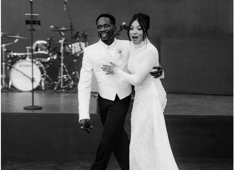 Temi Dumps Father’s Name, ‘Otedola’, Releases Beautiful Wedding Photos With Mr Eazi