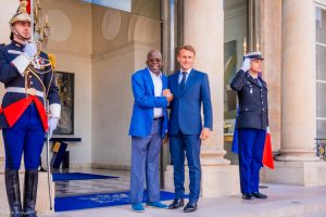 Inside Tinubu’s Meeting With French President Macron: What Was Discussed